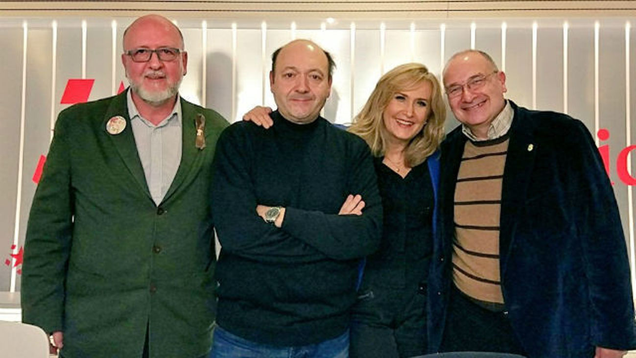 Martínez Hervás, alcalde de Parla, y López Reillo, secretario general de UGT Madrid, debaten sobre pensiones y la huelga del 8M