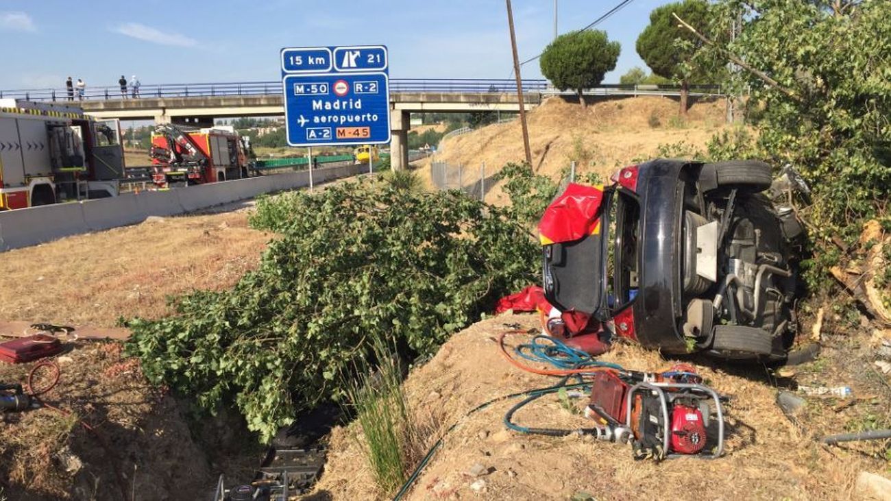 Mueren una mujer y su nieto en un accidente en San Agustín de Guadalix