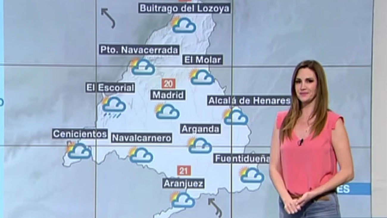 Noche más fría y día de nubosidad variable