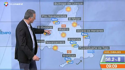 Nublado con precipitaciones en la sierra