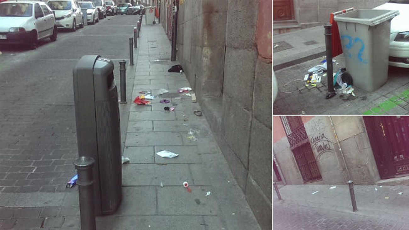 El PP denuncia que en Lavapiés rige la ley de la selva y que se ha convertido en un estercolero