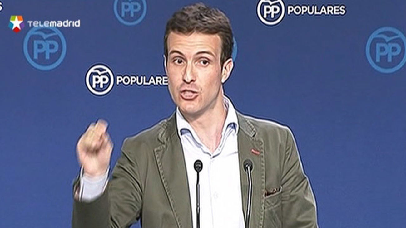 Pablo Casado avisa a Puigdemont que incumplir la ley tendrá consecuencias