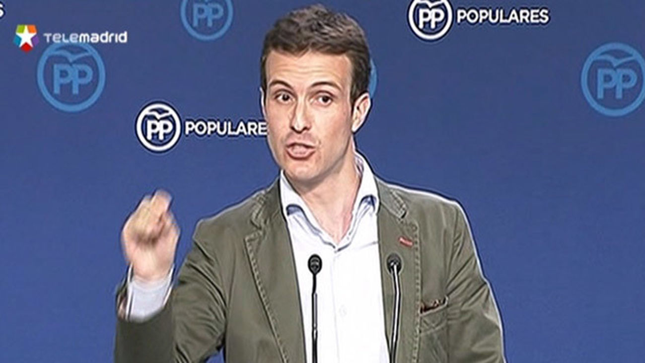 Pablo Casado avisa a Puigdemont que incumplir la ley tendrá consecuencias