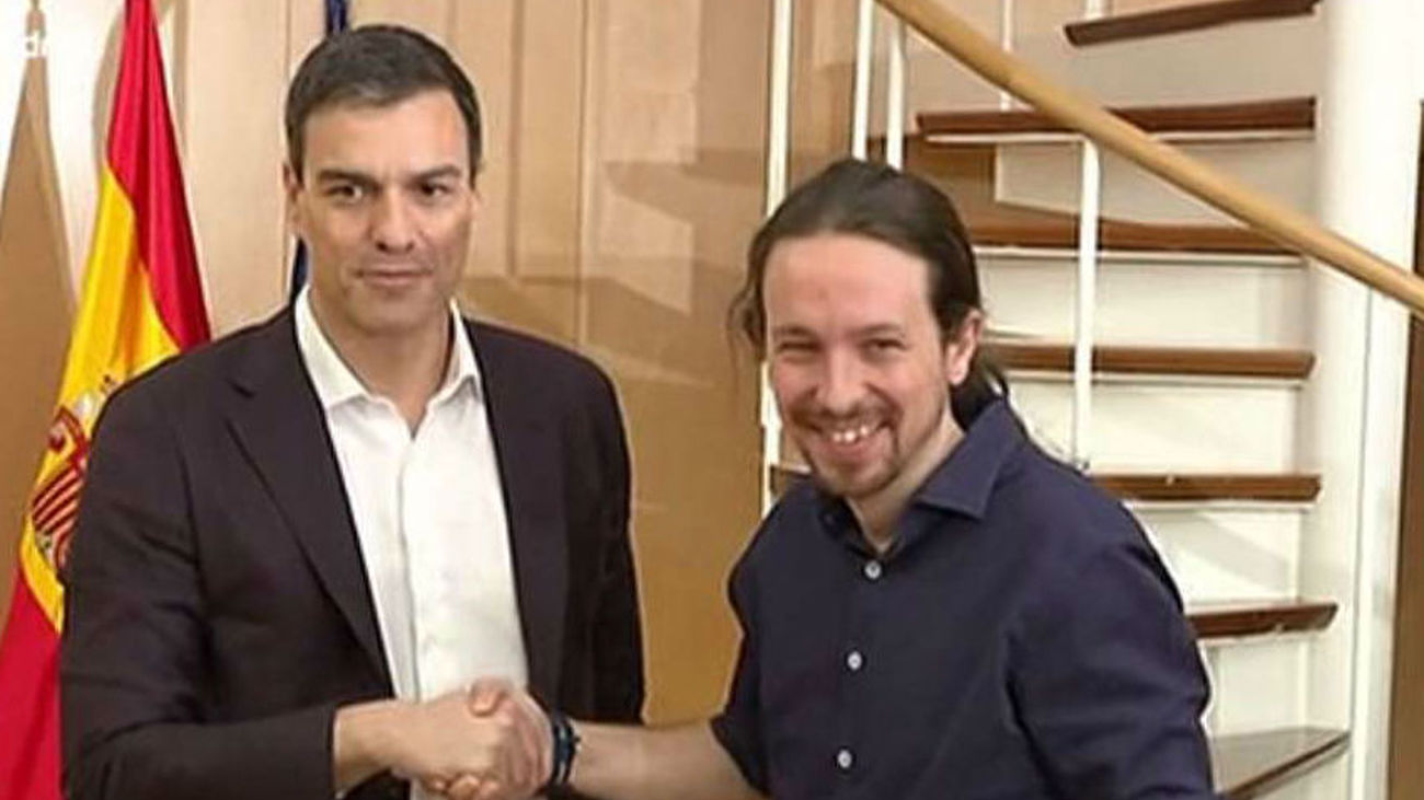 Pedro Sánchez, convencido de que no será presidente si depende de los votos de Pablo Iglesias