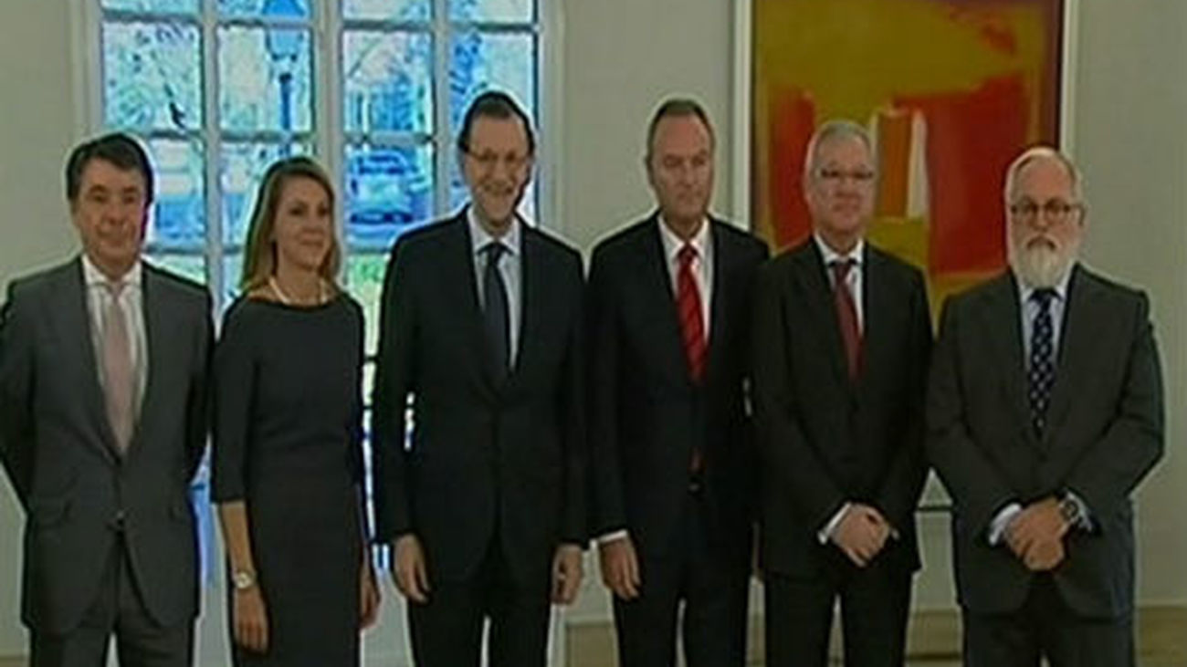 Rajoy se reúne con los presidentes autonómicos