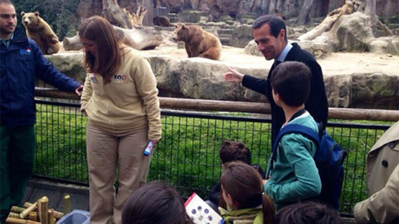 Salvador Victoria, en el Zoo