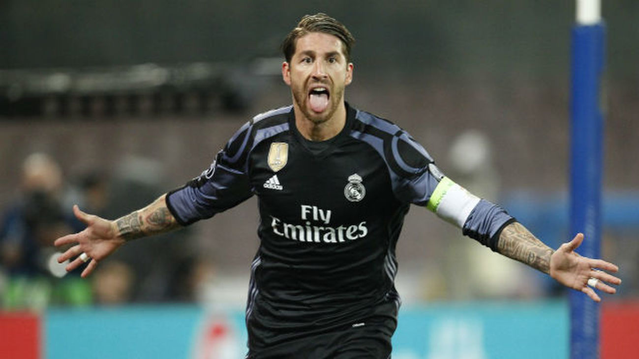 1-3. Sergio Ramos mete al Madrid de cabeza en los cuartos de Champions