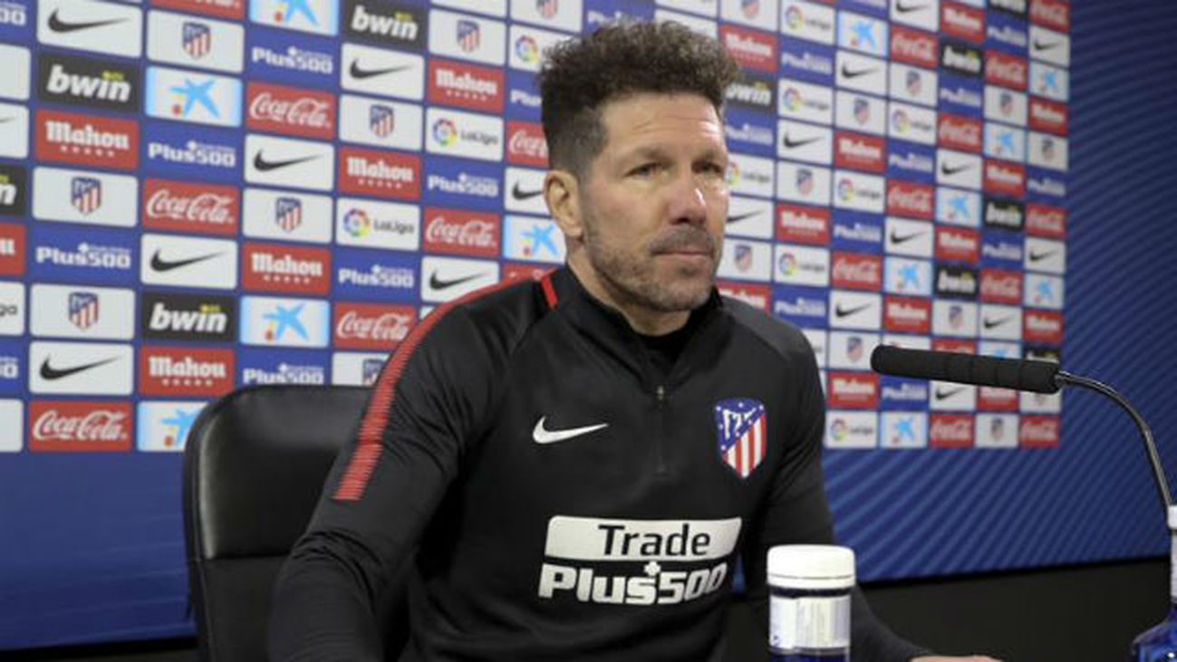 Simeone: "No hay nada extraño con Vitolo; al revés..."
