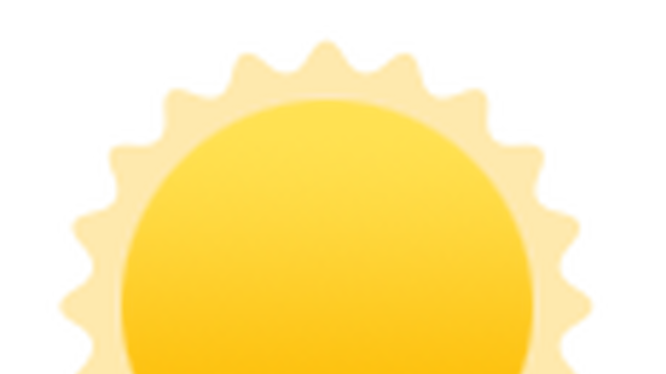 Sol y temperaturas máximas agradables