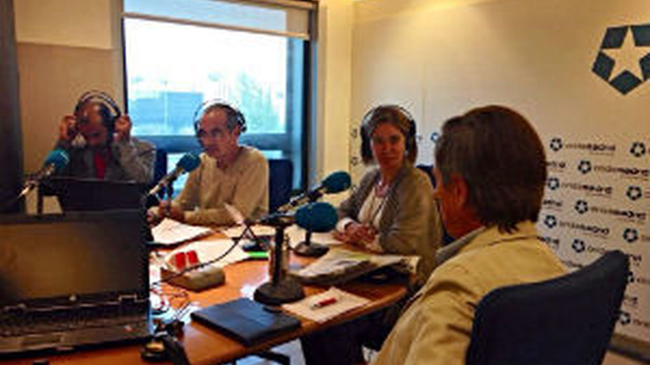 Tertulia: Antonio González Terol (Boadilla), Javier de los Nietos (Boalo, Ceceda, Matalpino) y Encarna Rivero (Soto del Real)