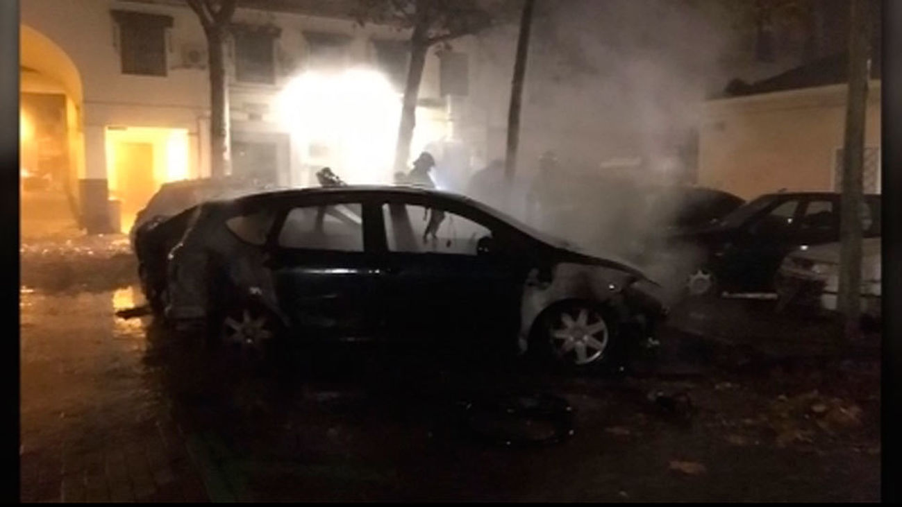 Cinco coches quemados en cinco días en el distrito de Arganzuela