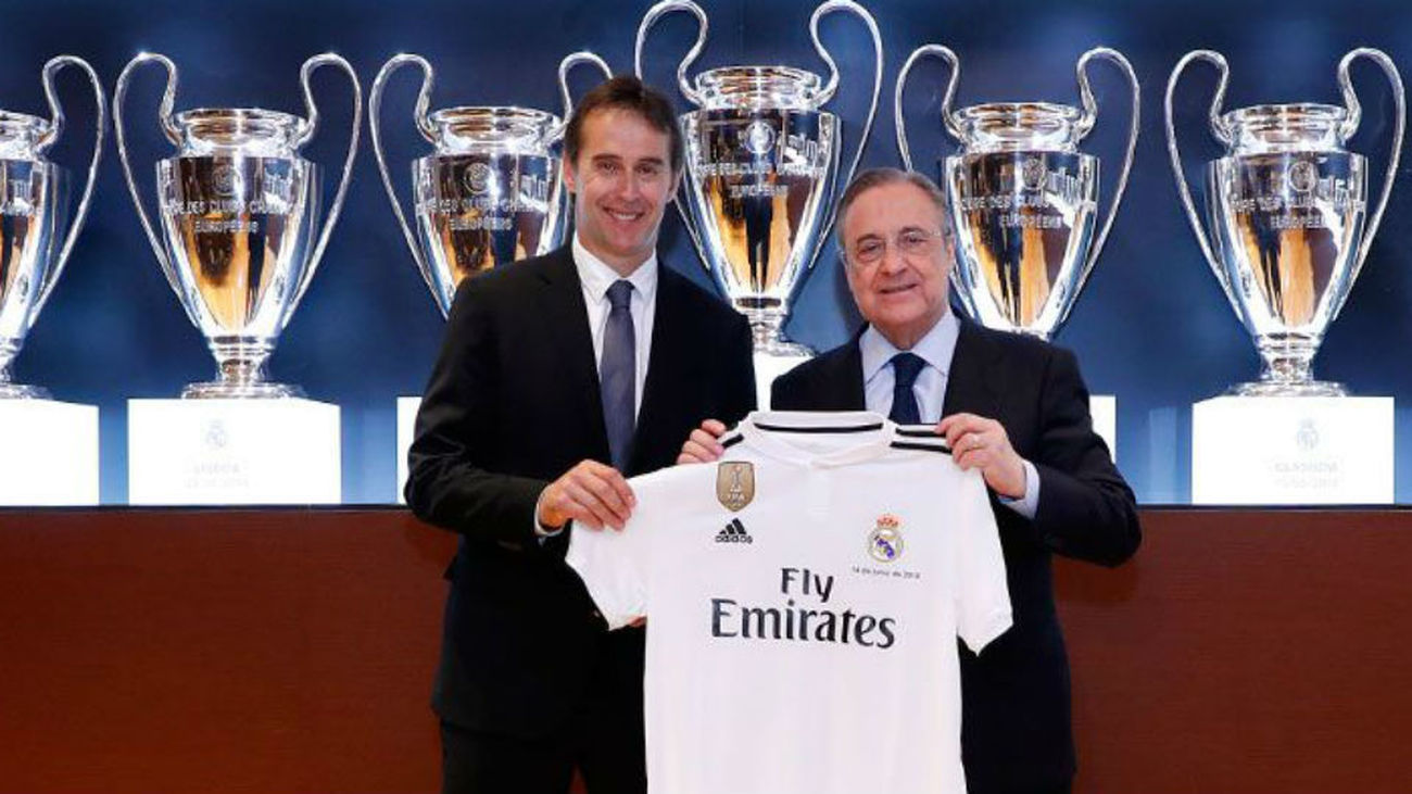 Lo más destacado de las declaraciones de Florentino y Lopetegui