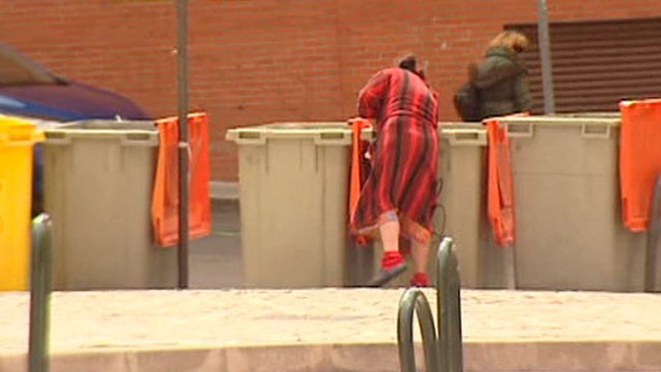 Un edificio ocupado en plena calle Mayor