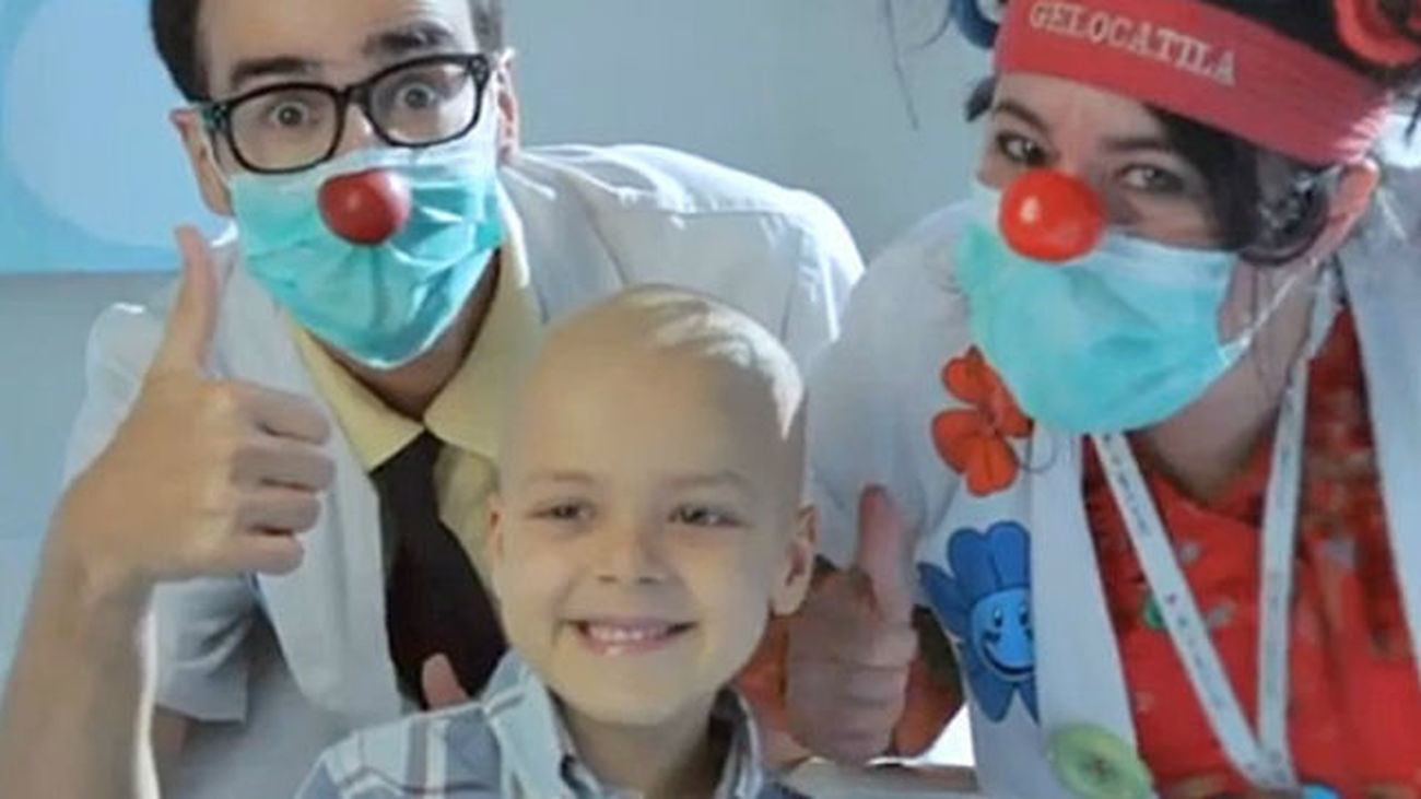 Los niños enfermos de cáncer se les ha rendido homenaje en el Hospital Gregorio Marañón