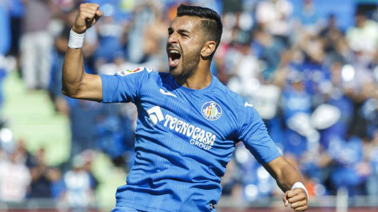 Lo mejor de la rueda de prensa de Ángel, jugador del Getafe