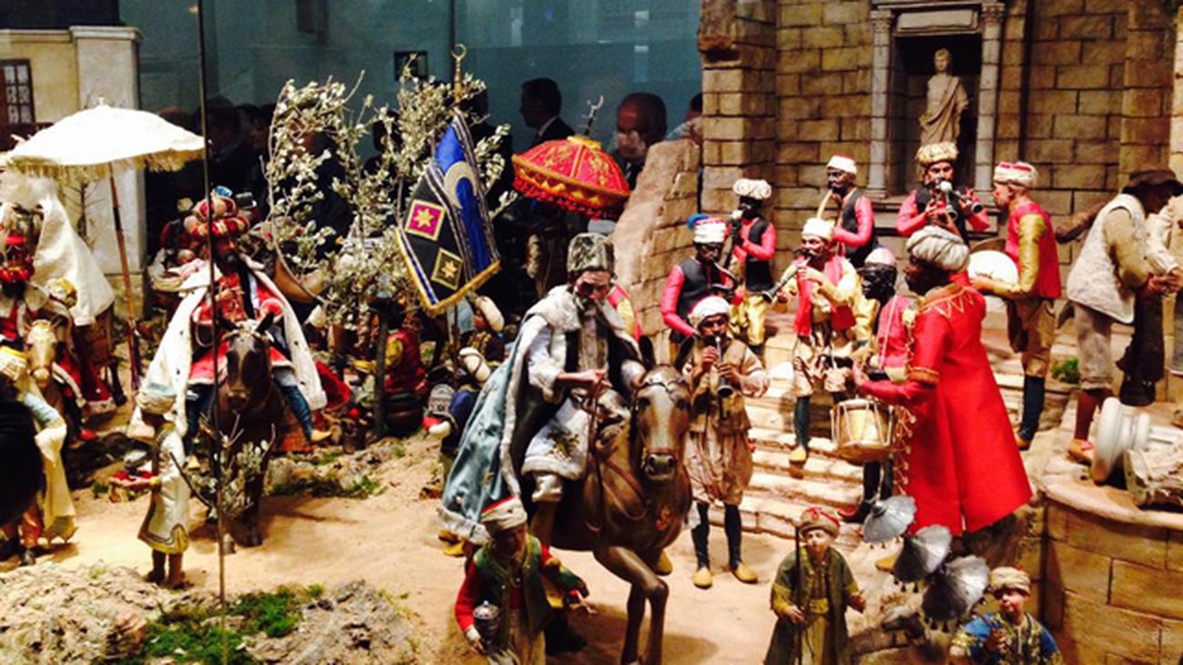 El belén napolitano de los duques de Cardona puede visitarse ya en Cibeles