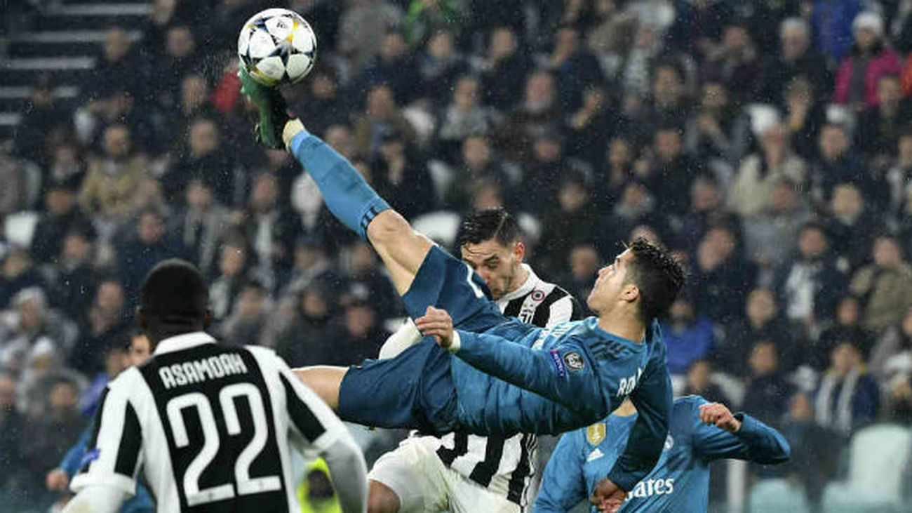 Así se narró en el mundo el golazo de chilena de Cristiano