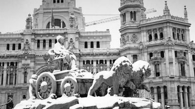 La nieve, protagonista en toda la Comunidad de Madrid
