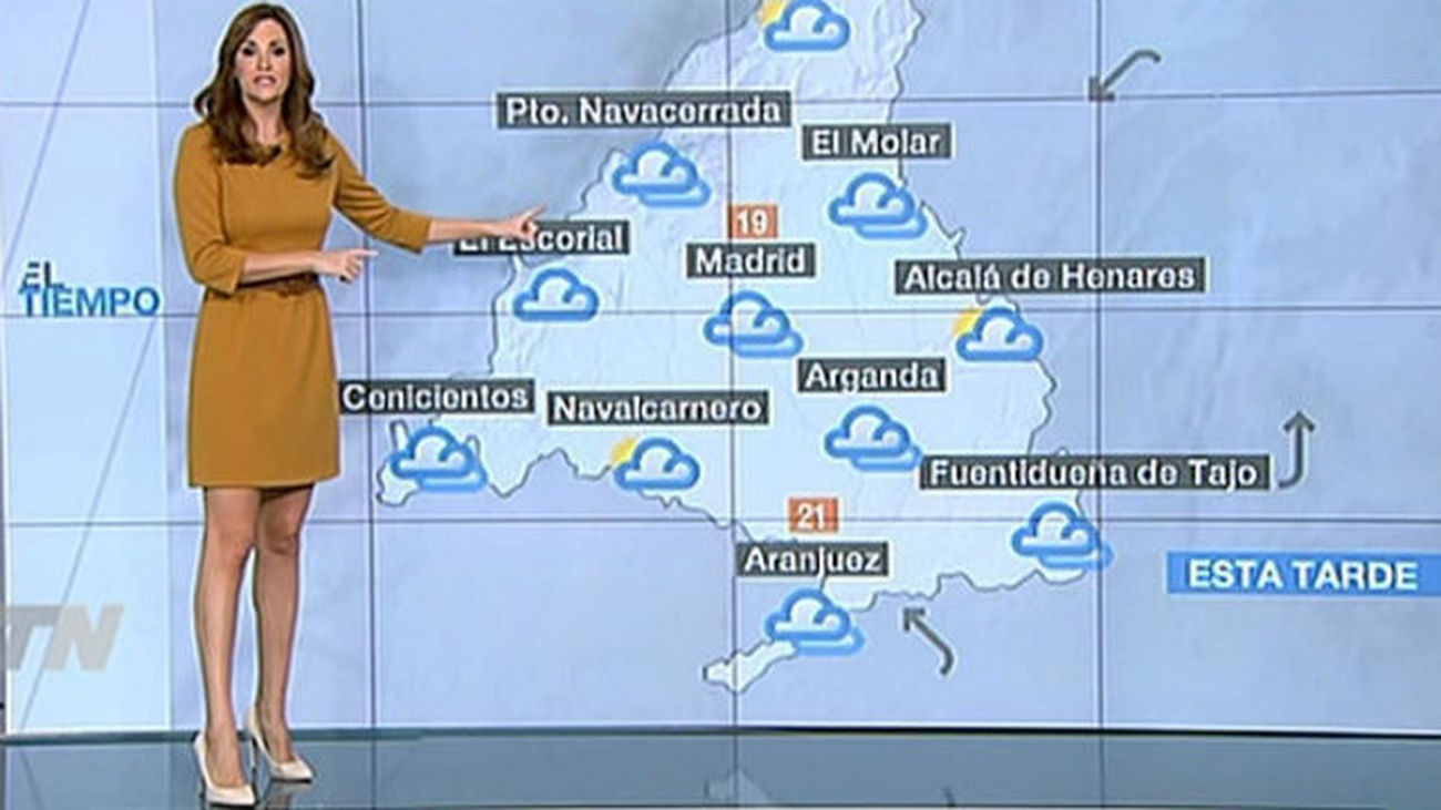 Menos nubes por la tarde y más temperatura