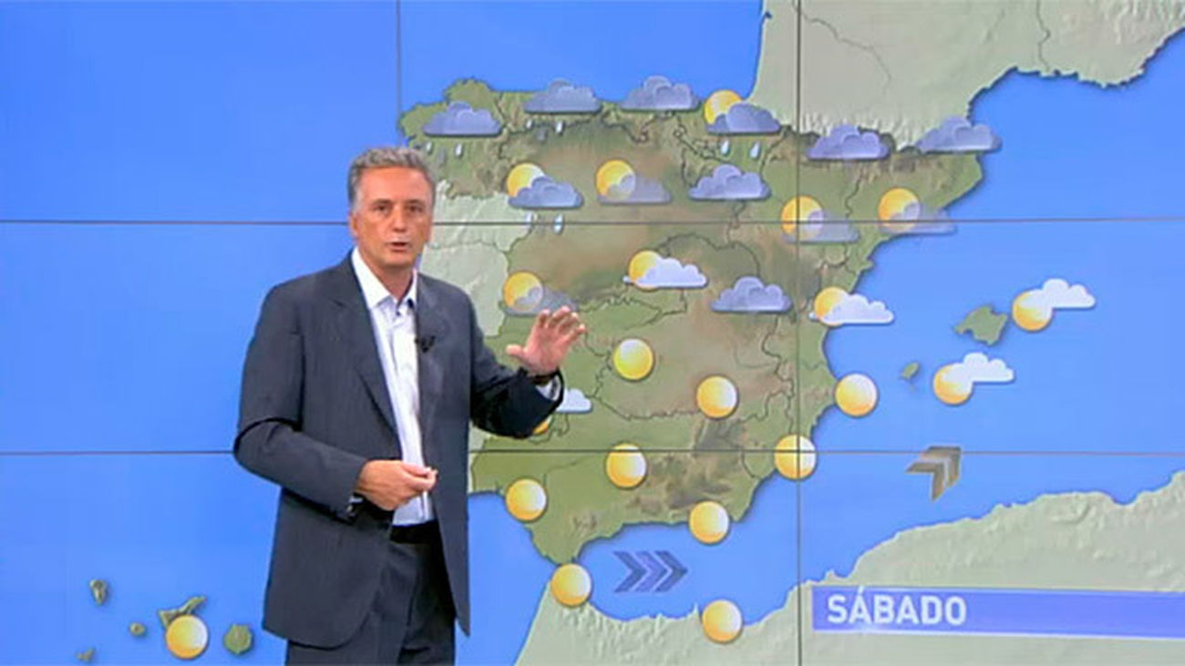 Poco nuboso y ambiente más de invierno