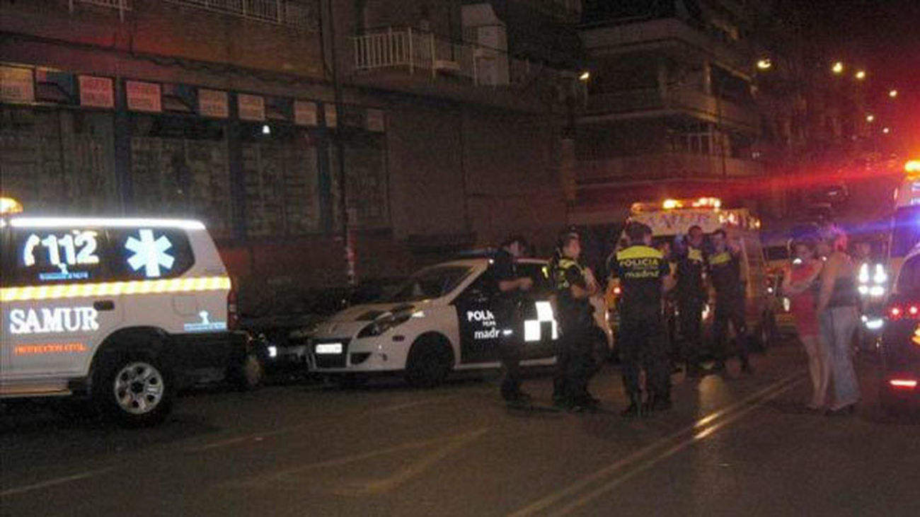 Siete policías heridos y cinco detenidos en una pelea en Ciudad Lineal