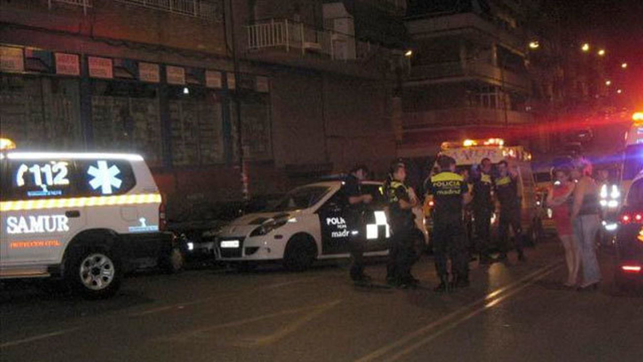 Siete policías heridos y cinco detenidos en una pelea en Ciudad Lineal