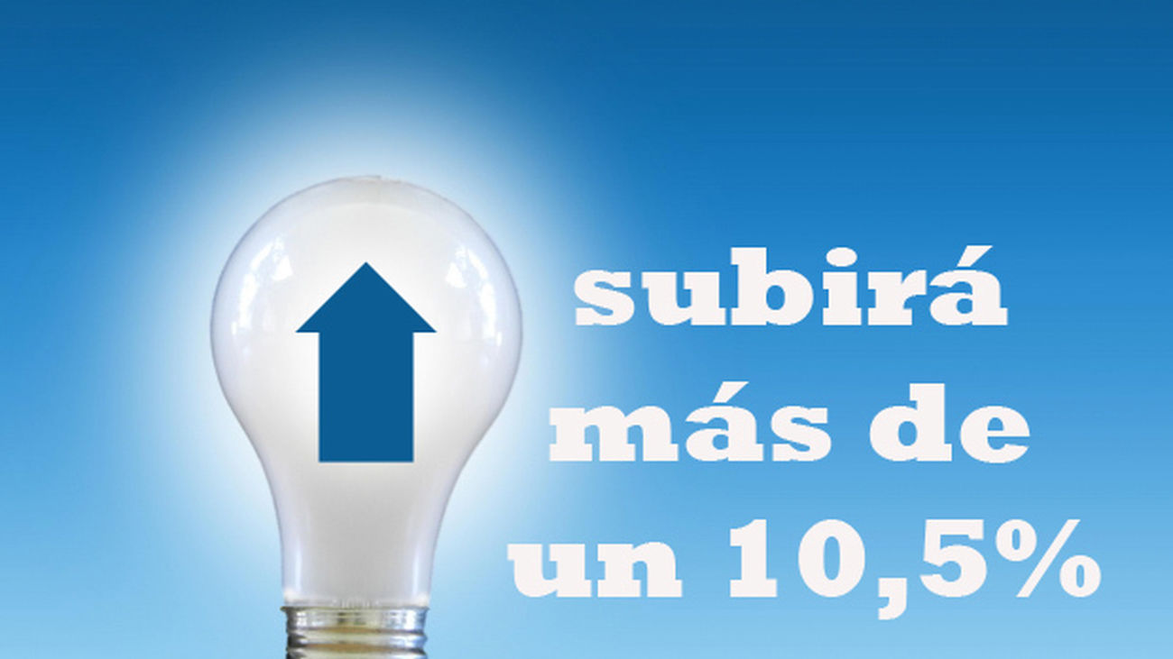 El precio de la luz podría registrar una subida histórica del 11% en enero