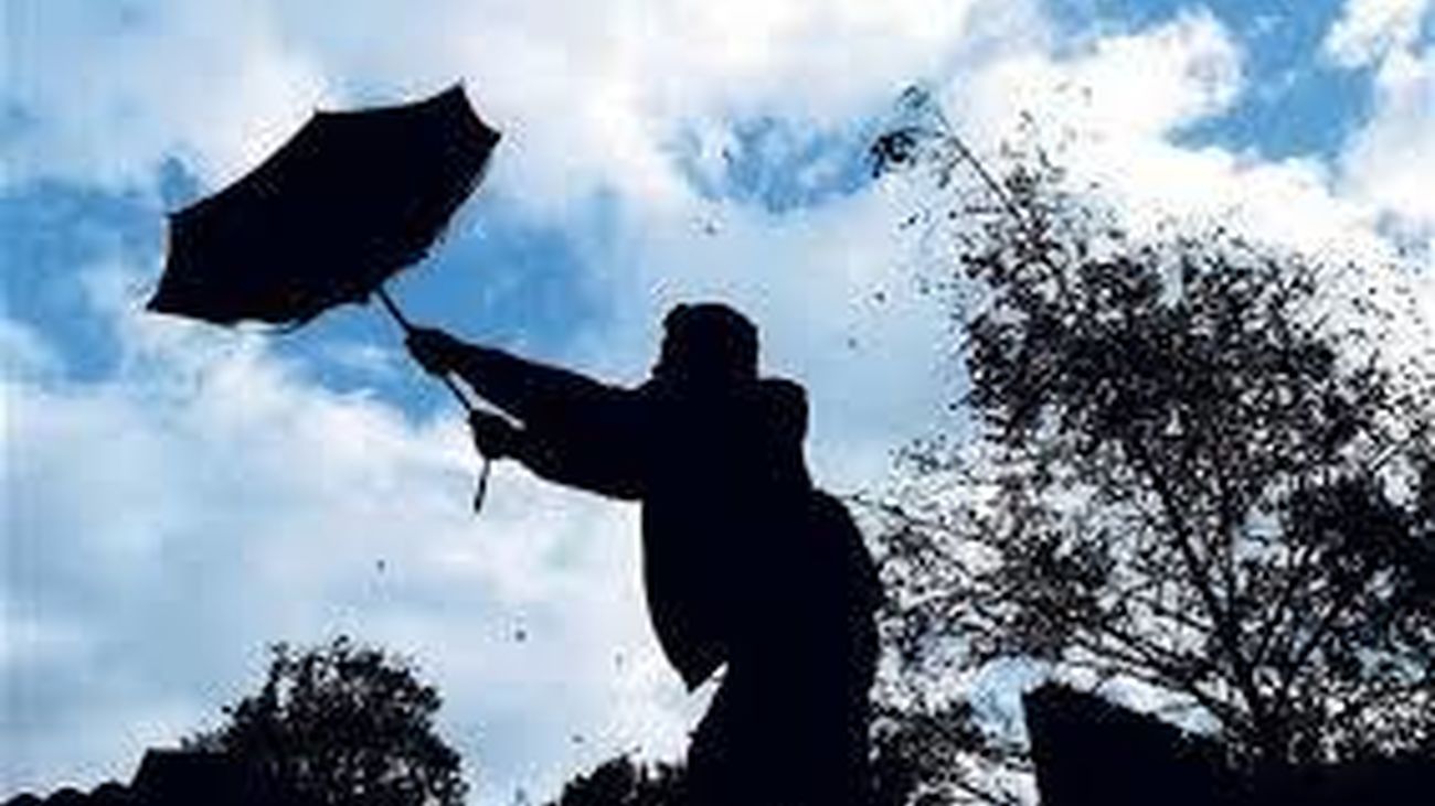 La sierra de Madrid se ha llevado la pero parte del temporal de viento