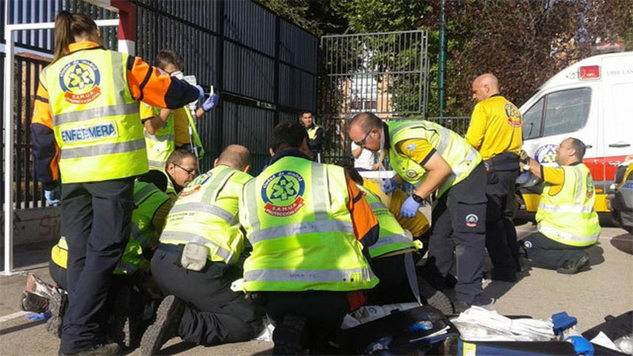 Un varón de 47 años, herido por arma blanca en Puente de Vallecas