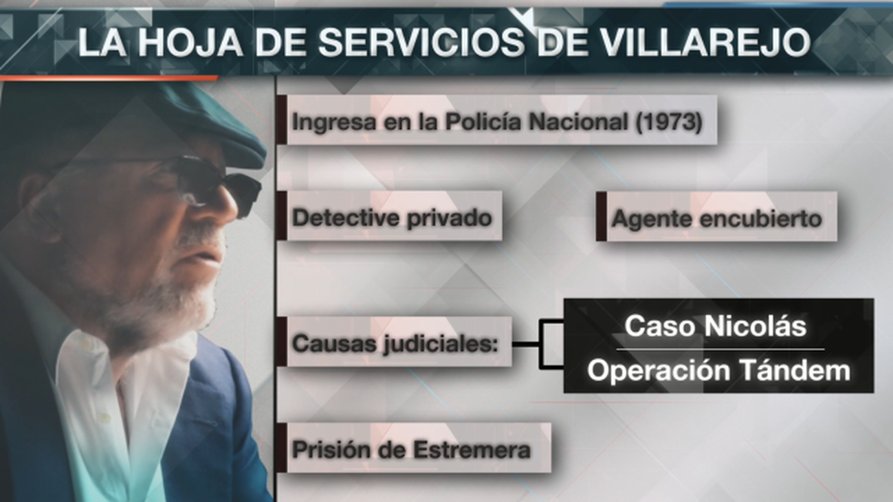 La hoja de servicios de Villarejo, bajo lupa