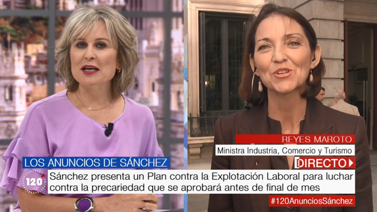 Reyes Maroto, ministra de Industria: “Queremos acabar con la pobreza y la precariedad laboral”
