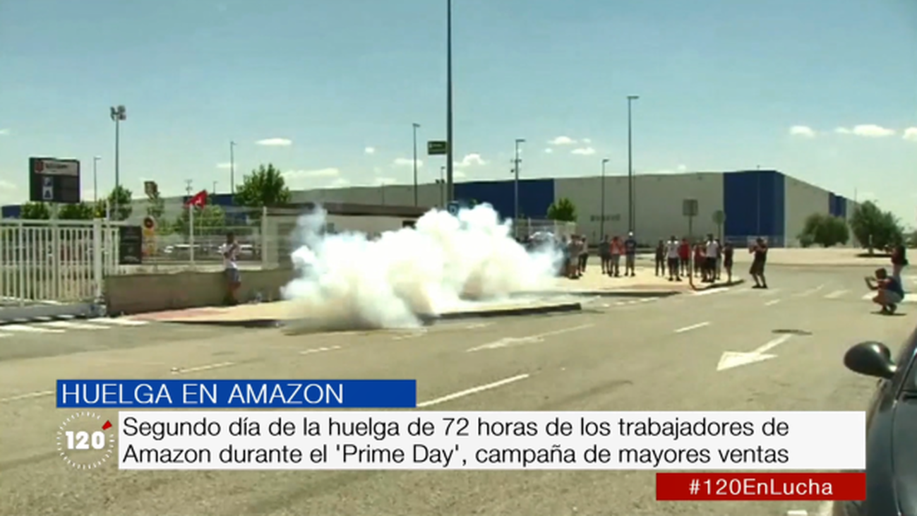 Segunda jornada de huelga de los trabajadores de Amazon