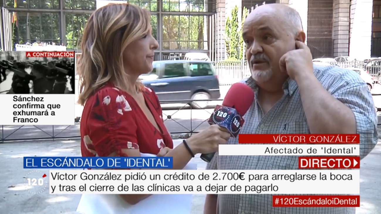 Víctor González, afectado por el escándalo de iDental: “Pagué 2.700 euros por un tratamiento odontológico y me faltan 4 muelas”