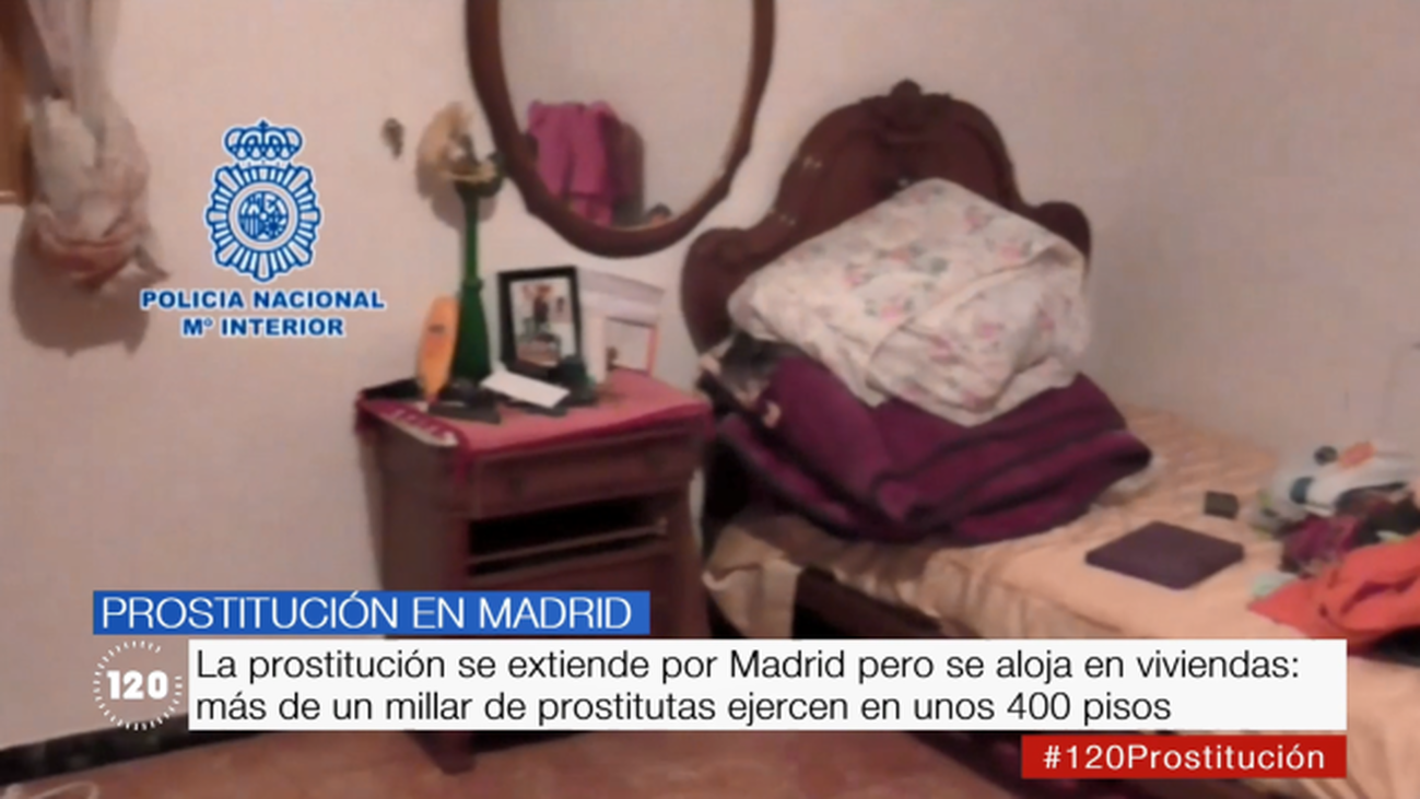 La prostitución en Madrid: más de un millar de prostitutas ejercen en unos 400 pisos