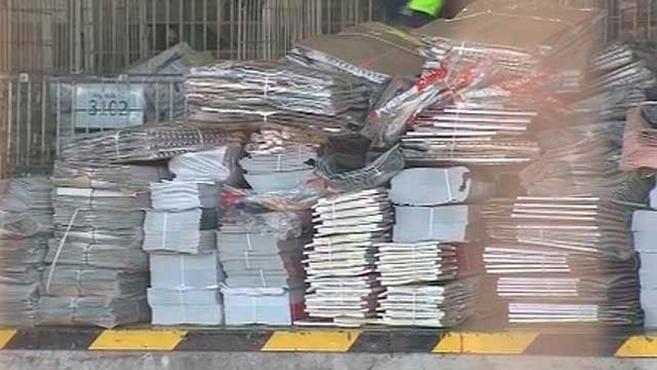 Huelga de repartidarores de prensa