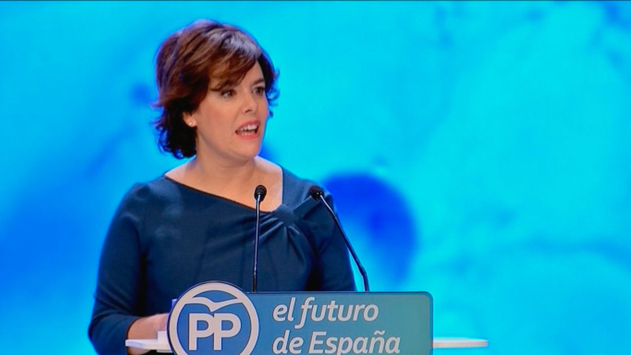Santamaría promete unidad y subraya que la única lealtad que exige es al PP
