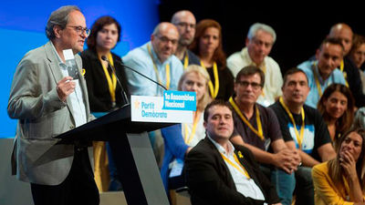 Torra llama al PDeCAT a sumarse a la Crida y  subraya el "liderazgo transversal" de Puigdemont