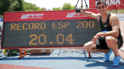 Hortelano bate su récord de España de 200