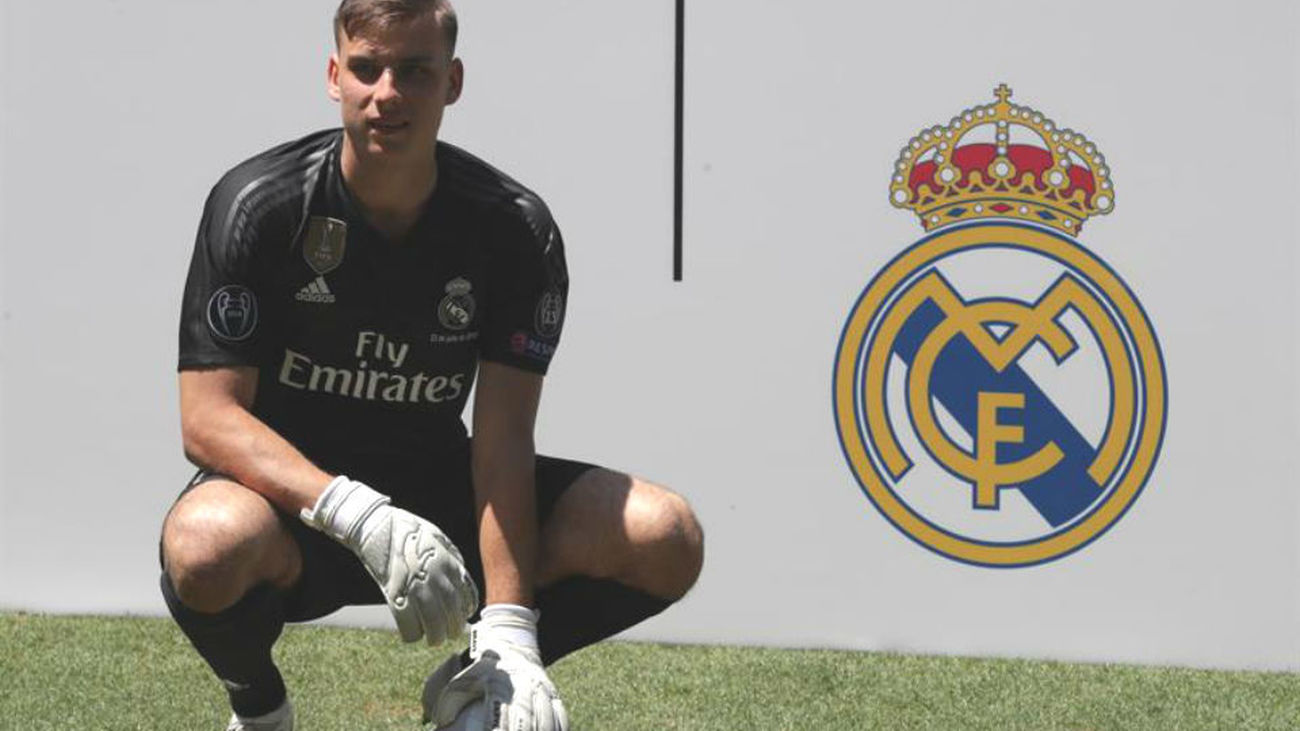 Lunin, en su presentación con el Real Madrid: "Cumplo un sueño"