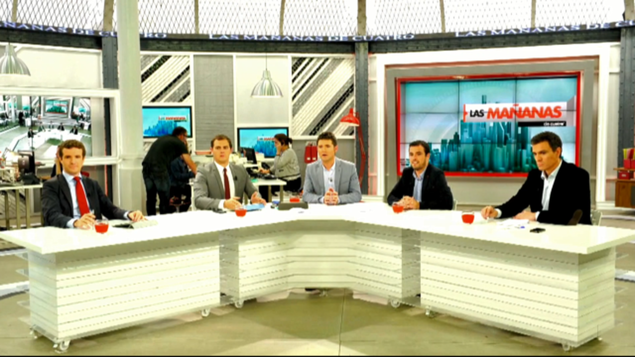 De contertulios a líderes de sus partidos, analizamos el origen político de Garzón, Casado, Iglesias, Albert Rivera y Sánchez