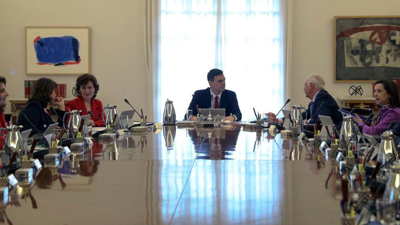 Primer Consejo de Ministros del Ejecutivo de Pedro Sánchez