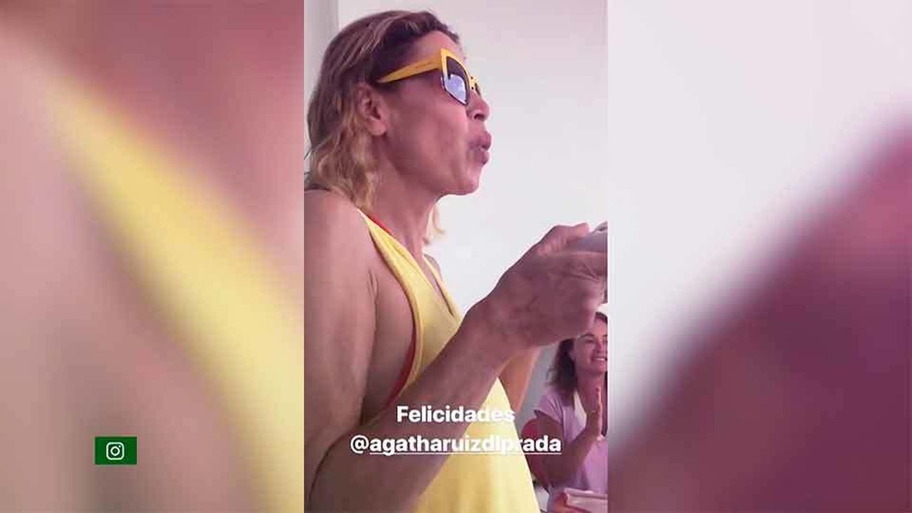 El cumpleaños de Ágatha Ruiz de la Prada