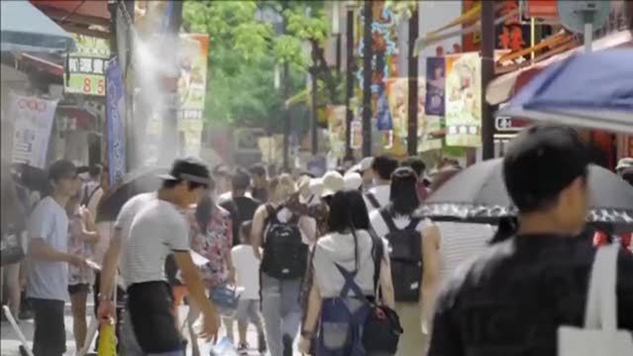 Ola de calor en Japón