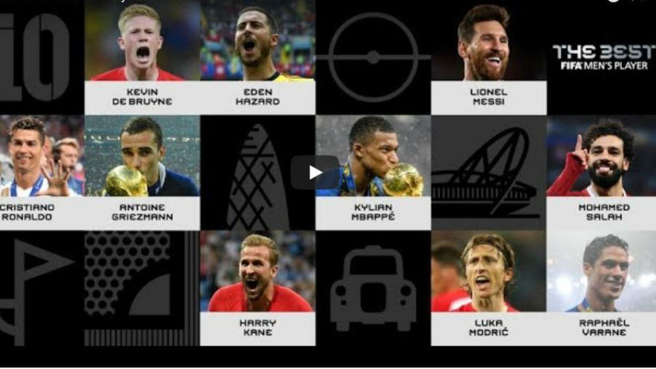 Modric, Griezmann, Cristiano, Mbappe y Messi, candidatos a 'The Best'