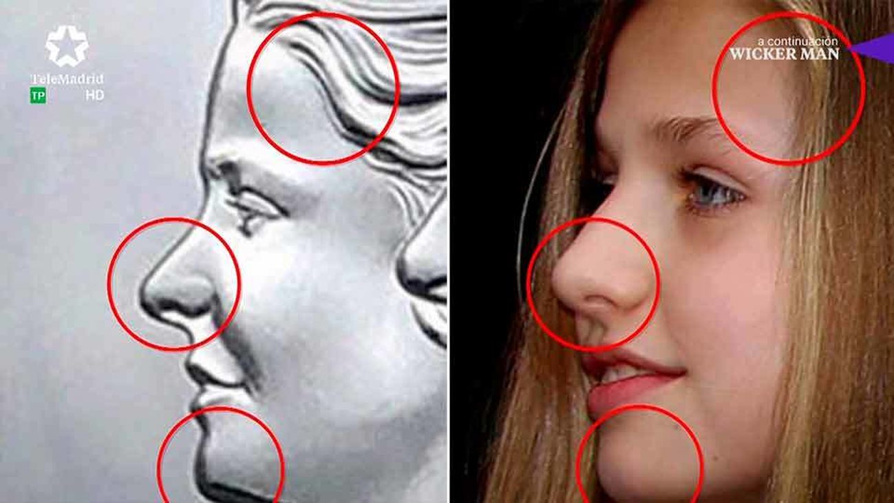 La moneda oficial de la princesa Leonor no se le parece