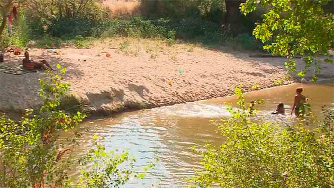 Baño en el Manzanares