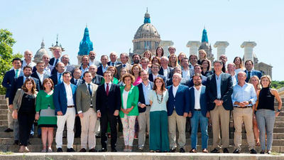 García Egea, secretario general del PP y Dolors Montserrat, portavoz en el Congreso