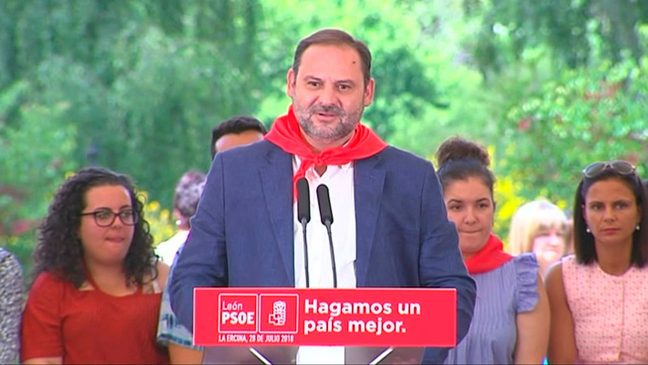 Ábalos, advierte: "Solamente hay diálogo con respeto a la legalidad"