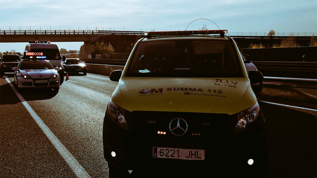 Fallece un motorista tras chocar contra otra moto en la M-521, en Madrid
