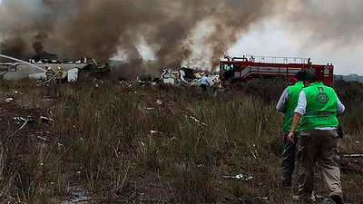Un avión de Aeroméxico se estrella después de despegar desde Durango, sin dejar víctimas mortales